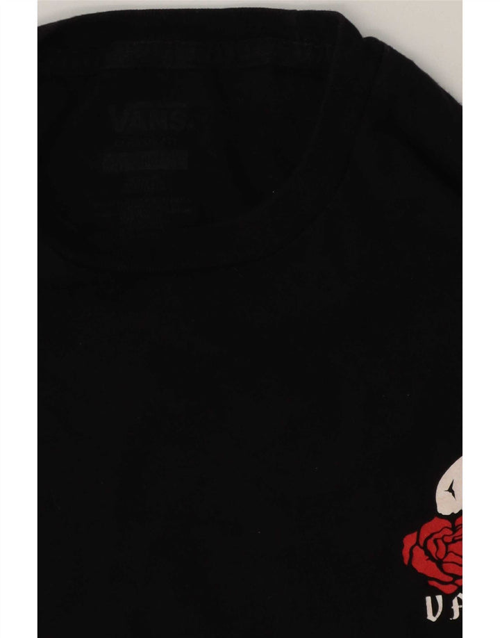 Vans Herren-T-Shirt mit Grafik, Größe L, Schwarz, Baumwolle
