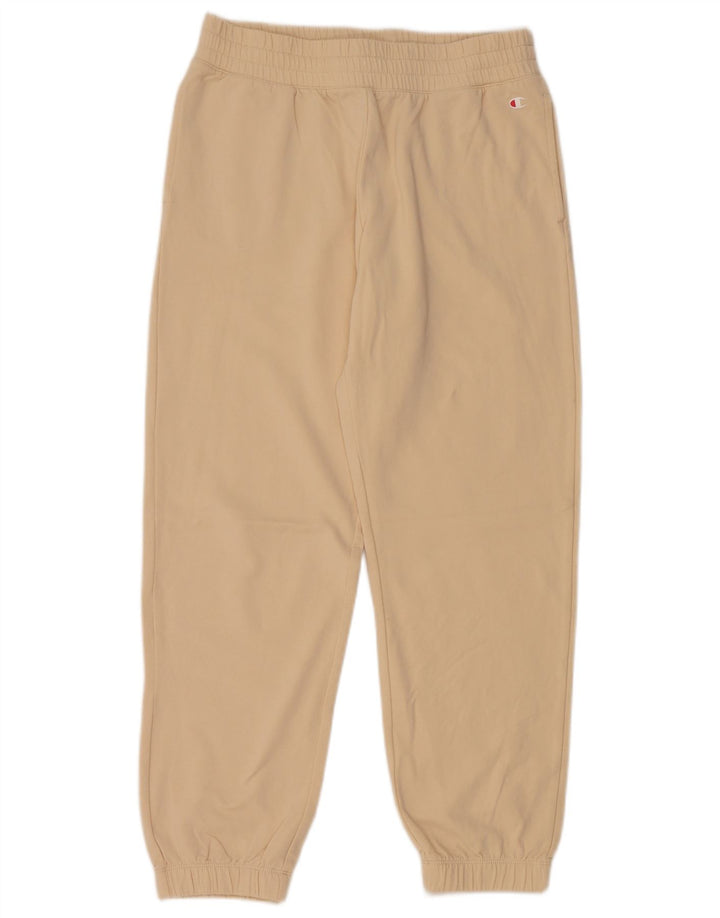 CHAMPION Damen-Trainingshose, Jogginghose, UK 14, mittelbeige Baumwolle
