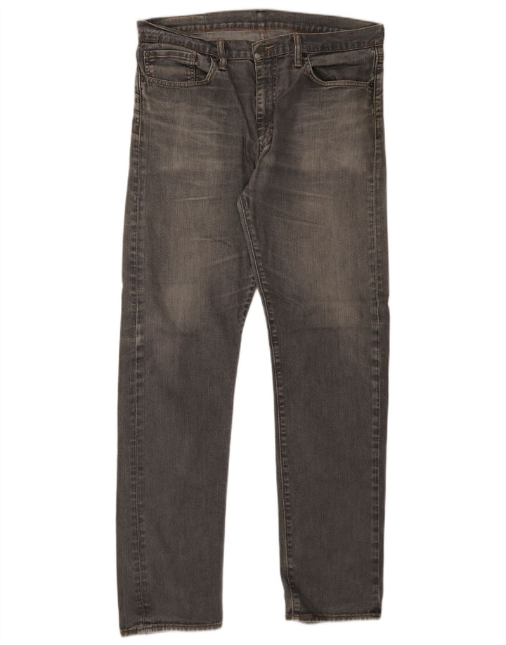 Levi's Herren 508 Tapered Jeans W36 L34 Graue Baumwolle
