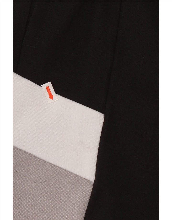 Adidas Sportshorts für Jungen, 13–14 Jahre, schwarzes Colourblock-Polyester