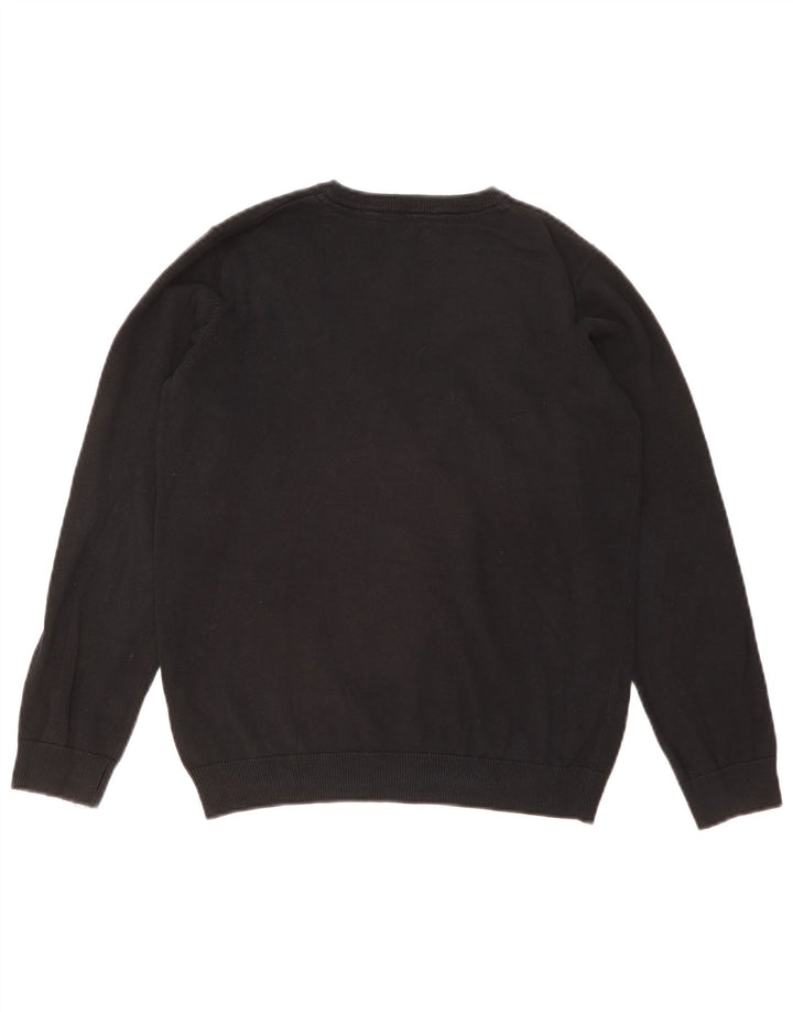 Marks & Spencer Jungen-Pullover mit V-Ausschnitt, 13–14 Jahre, Schwarz
