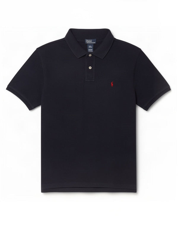 Polo Ralph Lauren Jungen-Poloshirt, 15–16 Jahre, groß, marineblau, Baumwolle