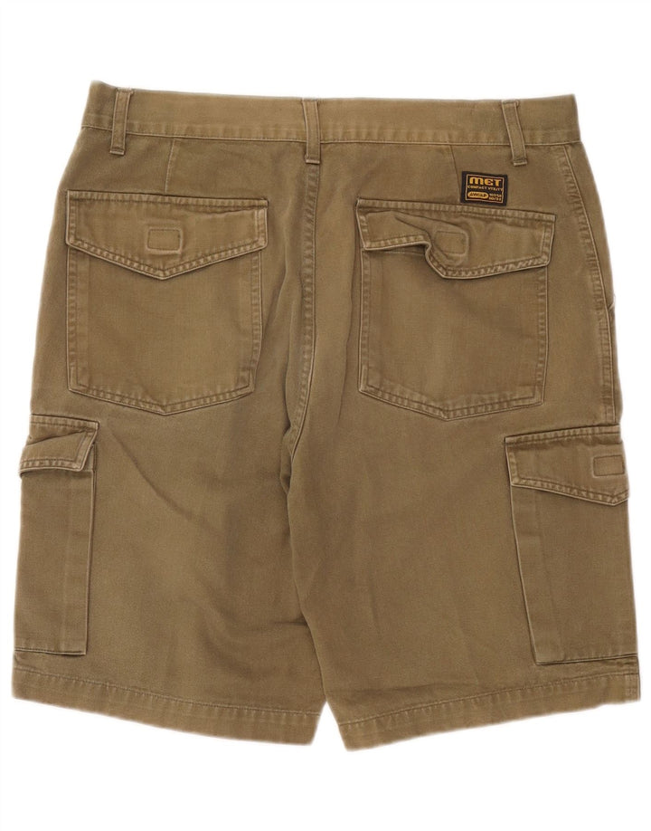 Metropolitan Herren Cargoshorts W34 Large Khaki Baumwolle