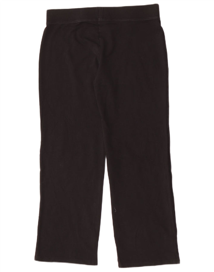 Marks & Spencer Damen-Trainingshose, UK-Größe 12, mittelschwarz, Baumwolle