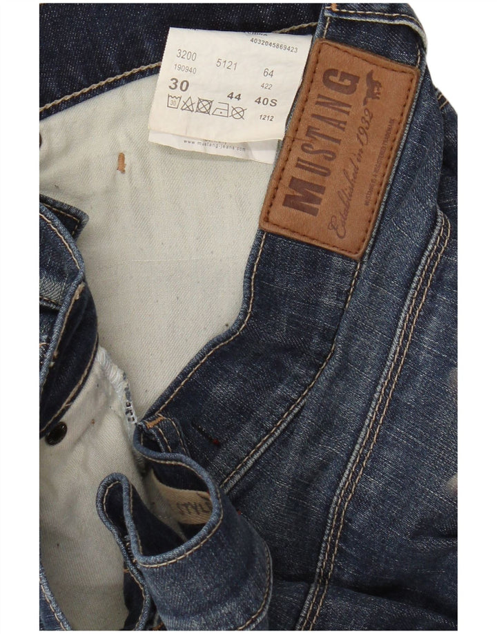 MUSTANG Damen Mini-Jeansrock IT 44 Medium W30 Blaue Baumwolle