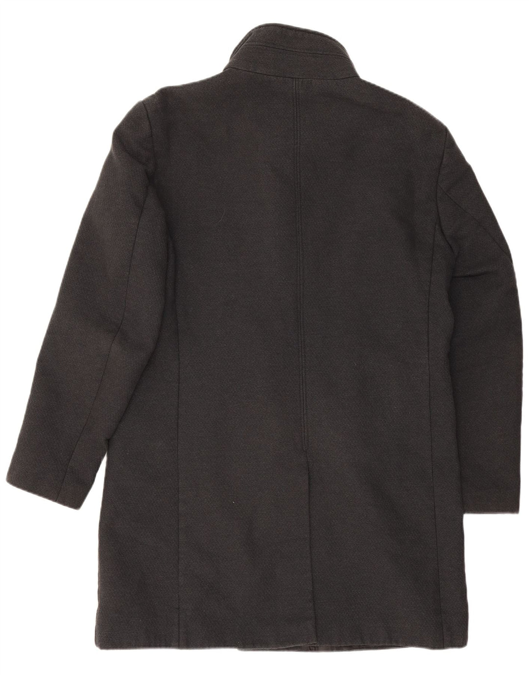 Zara Herrenmantel UK 42 XL Grau Polyester