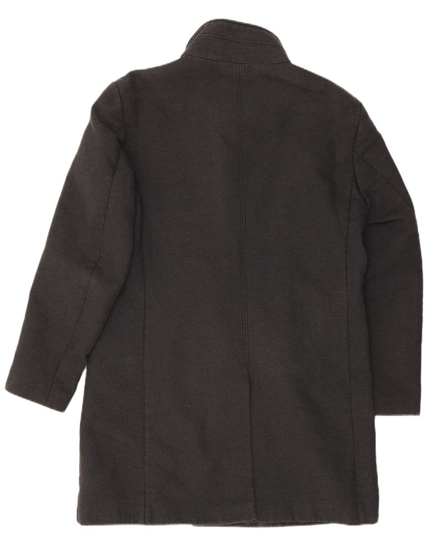 Zara Herrenmantel UK 42 XL Grau Polyester