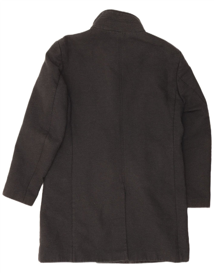 Zara Herrenmantel UK 42 XL Grau Polyester