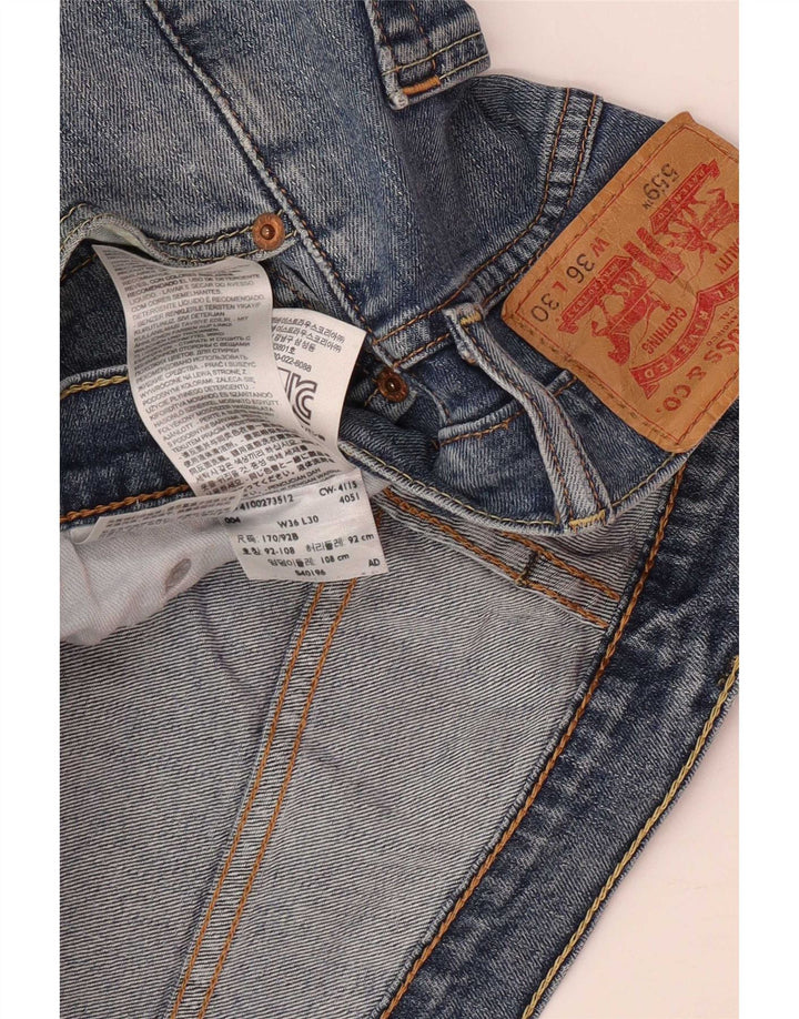 Levi's Herren 559 Denim Shorts W36 Große blaue Baumwolle