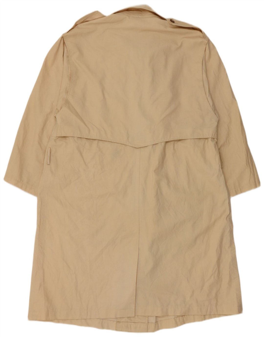 Vintage Herren Zweireihiger Trenchcoat UK 38 Medium Beige
