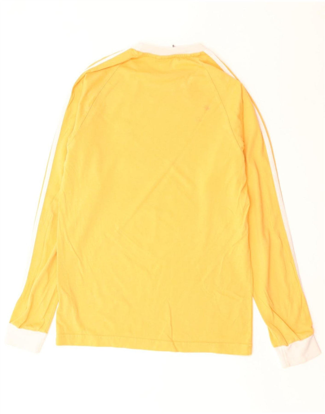 Adidas Herren Top Langarm XS Gelb Baumwolle