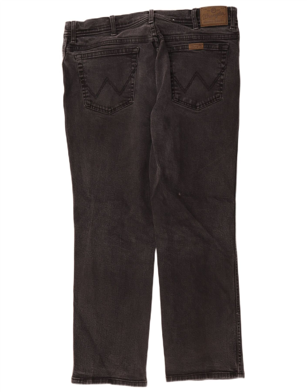 Wrangler Herren-Jeans mit normaler Passform, gerade Passform, W38, L30, schwarze Baumwolle