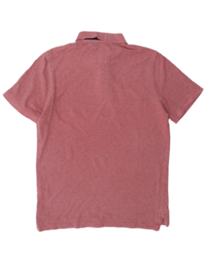 Crew Clothing Herren-Poloshirt aus mittelrosa Baumwolle