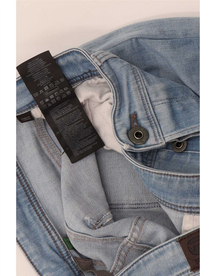 G-Star Herren Slim Jeans W36 L32 Blaue Baumwolle