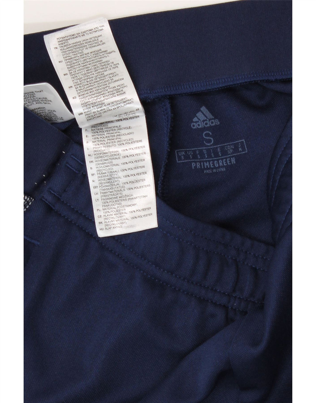 Adidas Damen Aeroready Trainingshose UK 8 Small Marineblau Polyester
