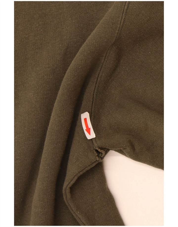Lee Herren-Sweatshirt mit Grafik, 2XL, Khaki, Baumwolle