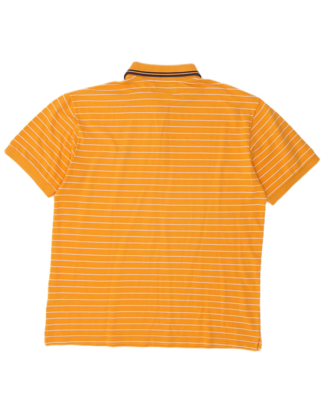 Fred Perry Herren-Poloshirt XL, orange gestreift, Baumwolle