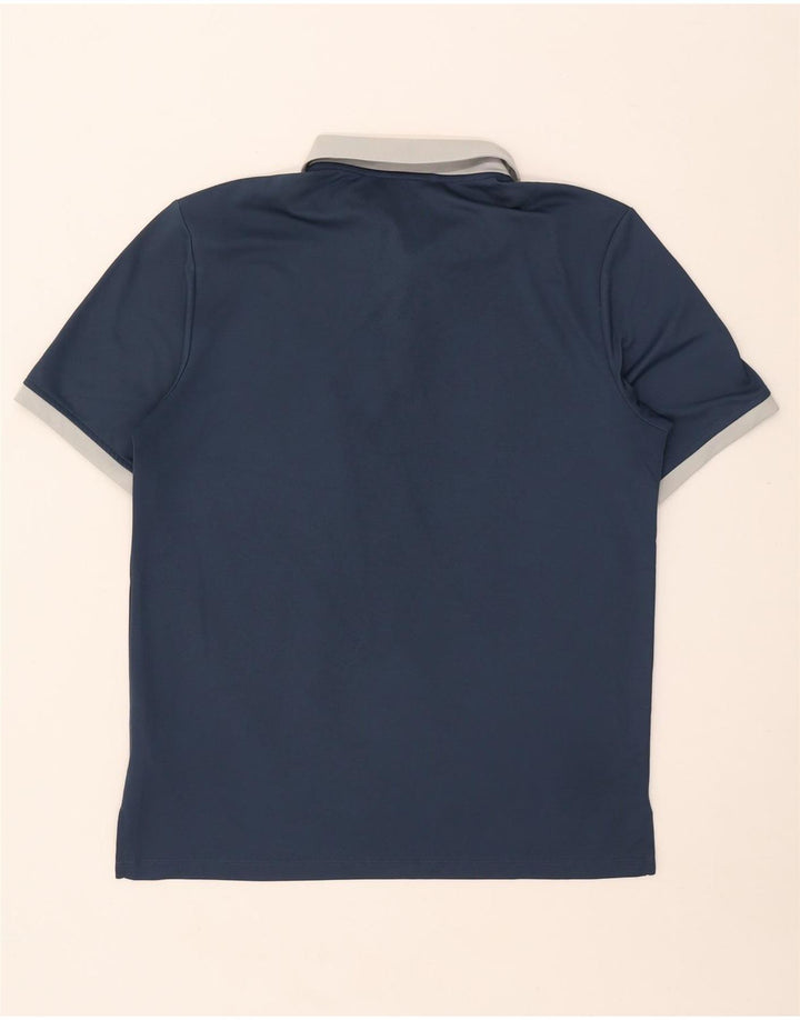 ADIDAS Herren Rugby-Poloshirt, mittelgroß, marineblau, Polyester