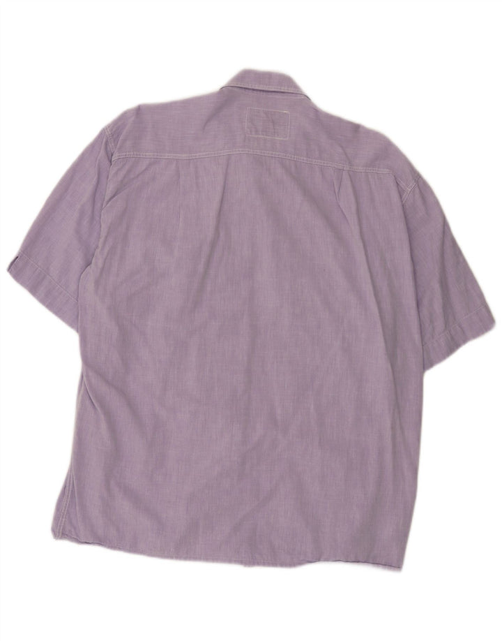 LEVI'S Herren Kurzarmhemd Large Lila