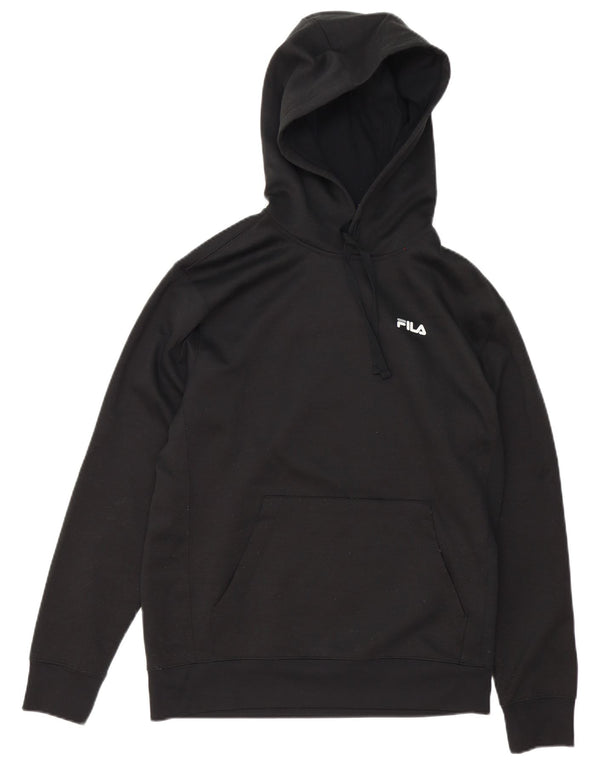 Fila Herren Kapuzenpullover Small Schwarz Polyester
