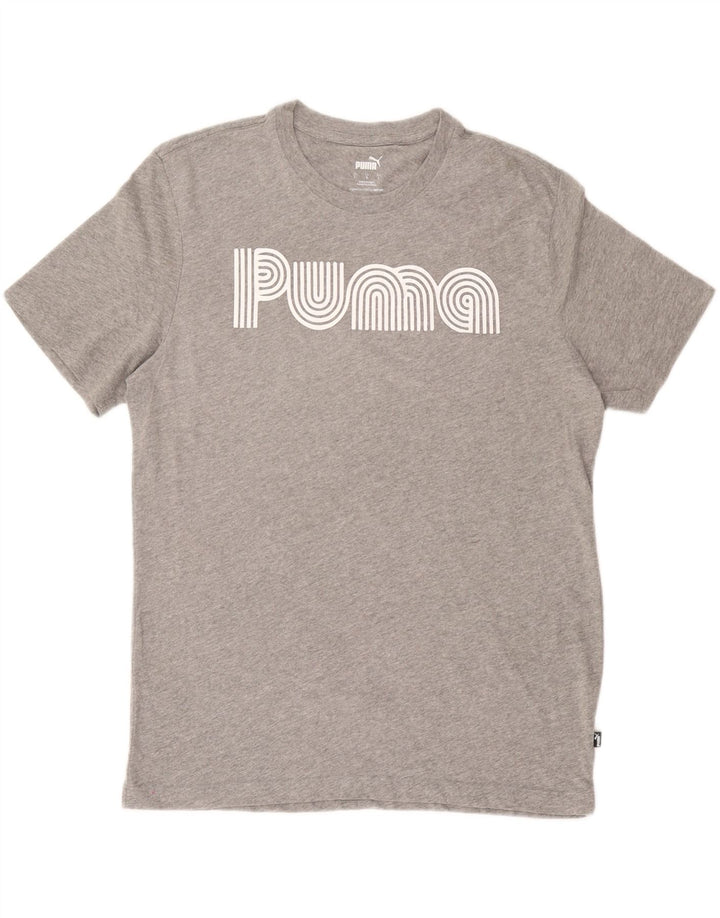 PUMA Herren Graphic T-Shirt Top Large Grau
