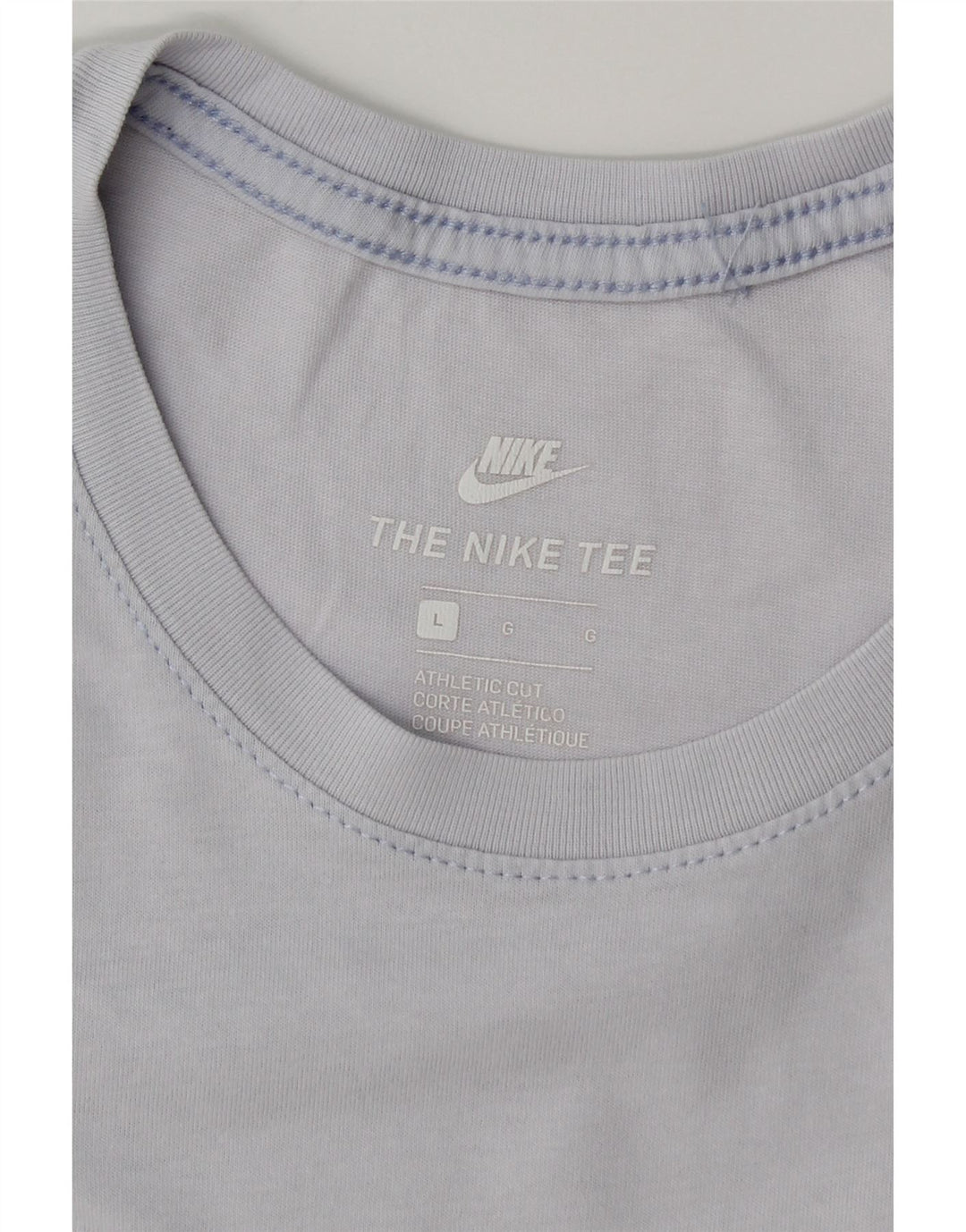 NIKE Herren Athletic Cut T-Shirt Top Large Blau