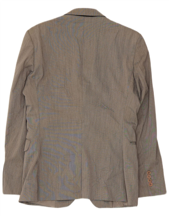 Zara Herren 2-Knopf-Blazerjacke EU 46 Small Grau