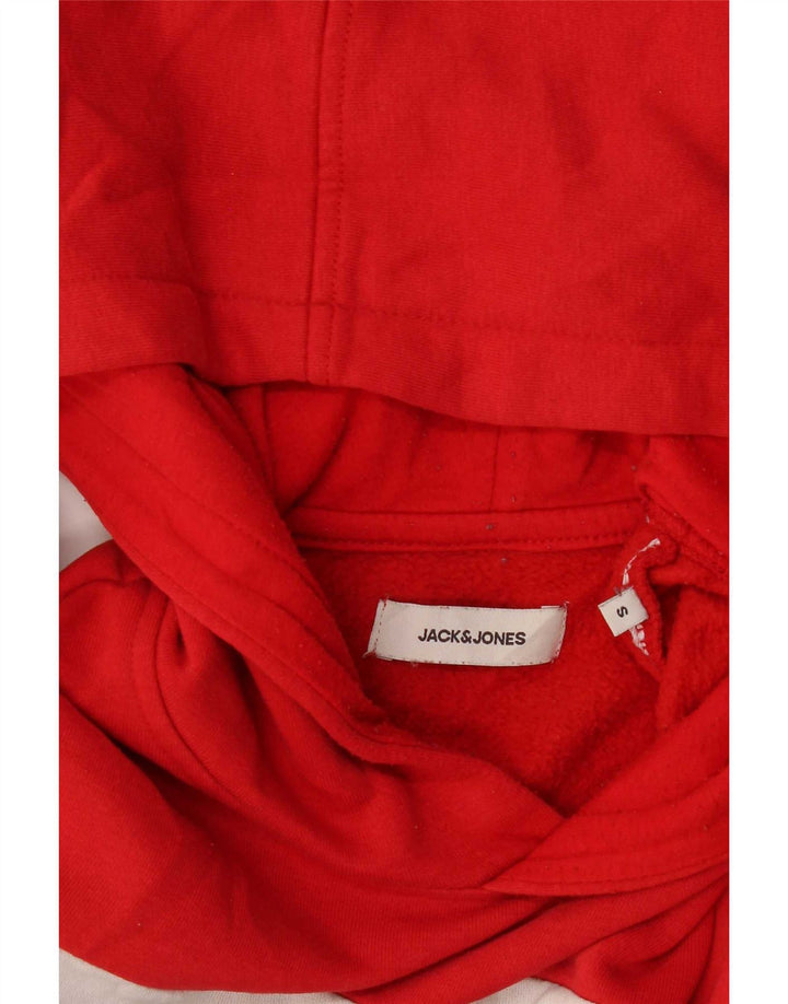 Jack & Jones Herren-Kapuzenpullover mit Grafik, klein, mehrfarbig, Farbblock