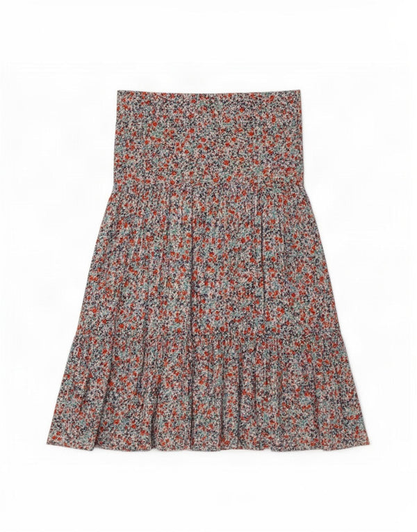 Marks & Spencer Damen Gypsy Rock UK 10 Small W28 Mehrfarbig geblümt