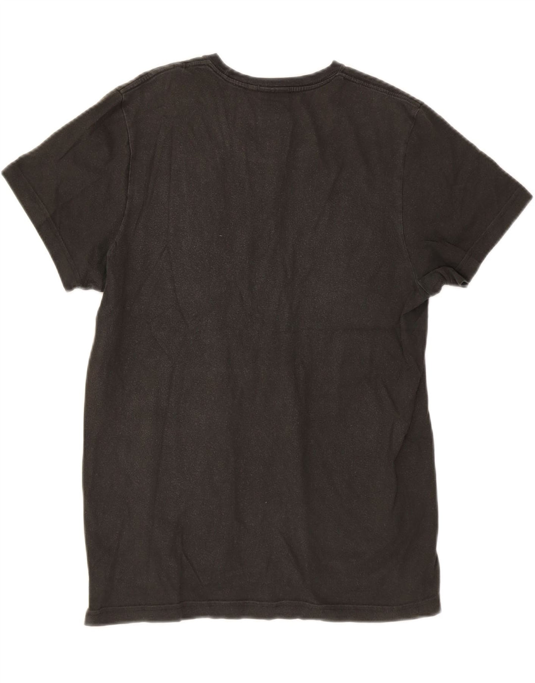 ADIDAS Mens Graphic T-Shirt Top Medium Black Cotton