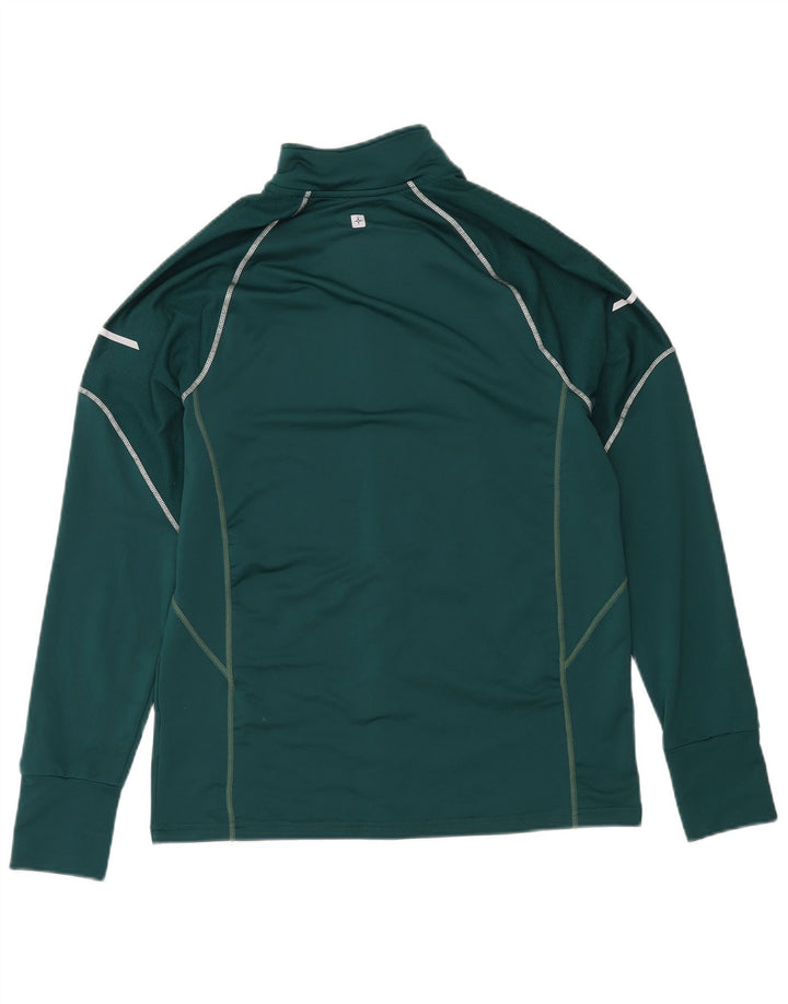 Mountain Warehouse IsoCool-Trainingsanzugoberjacke für Herren aus mittelgrünem Polyester
