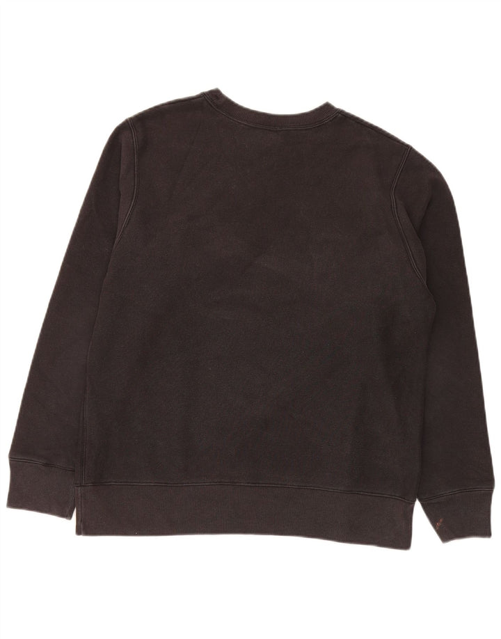 Champion Herren-Sweatshirt-Pullover aus mittelschwarzer Baumwolle