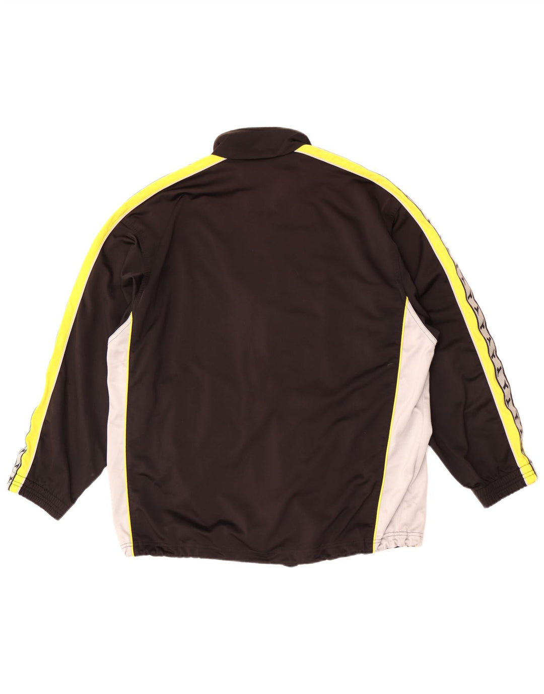 Diadora Herren-Trainingsanzugoberteil mit Grafik, UK 38, Mittelschwarz, Farbblock