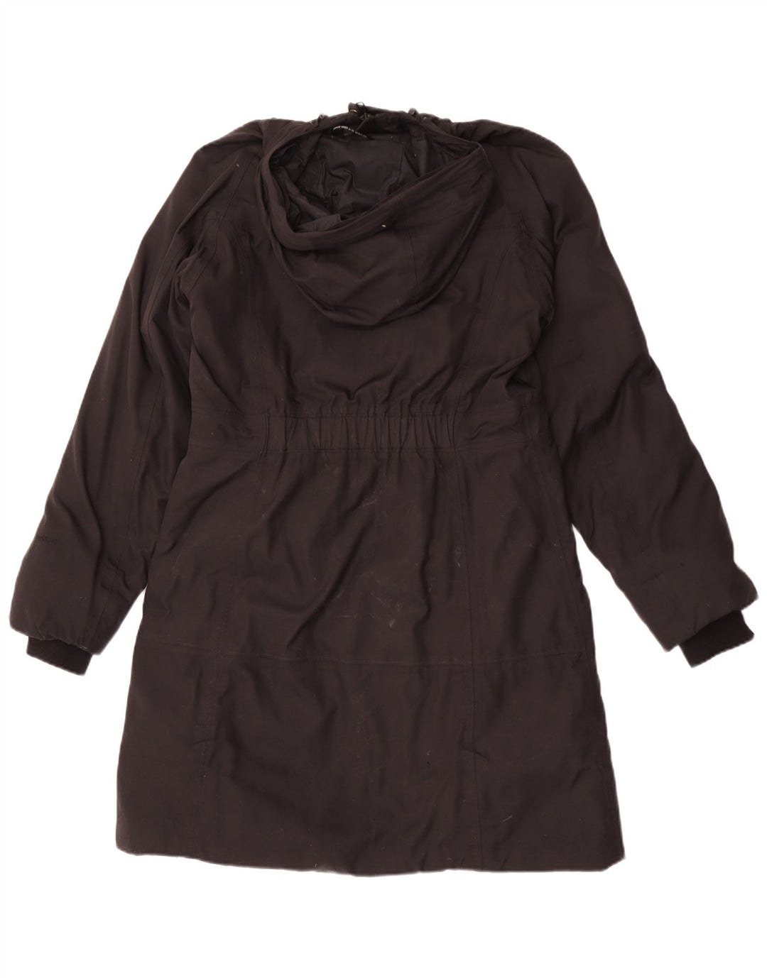 The North Face Wattierter Damenmantel mit Kapuze, UK 14, Mittelschwarzes Nylon