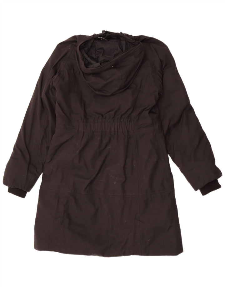 The North Face Wattierter Damenmantel mit Kapuze, UK 14, Mittelschwarzes Nylon