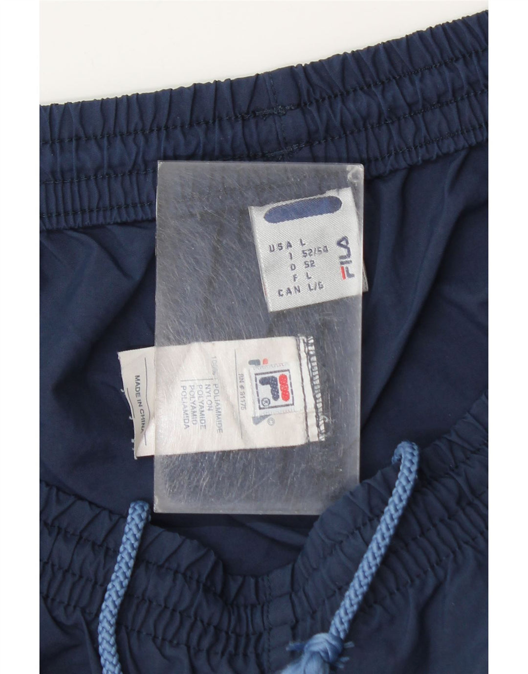 Fila Herren-Sportshorts, groß, marineblau, Polyamid