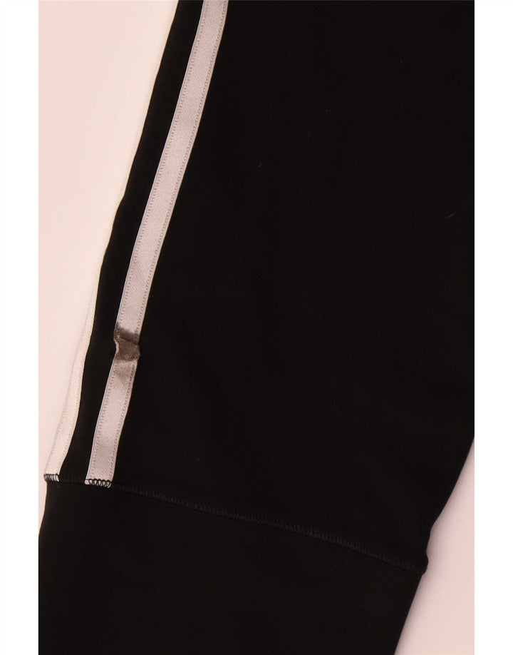 Adidas Damen Climacool Capri Leggings UK 10 Small Schwarz Polyester