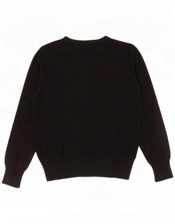 Marks & Spencer Womens Cardigan Sweater UK 14 Large Black Viscose