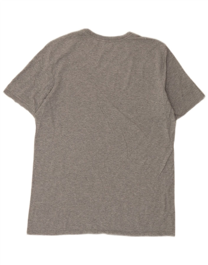 Nike Herren Athletic Cut Graphic T-Shirt-Oberteil Mittelgrau