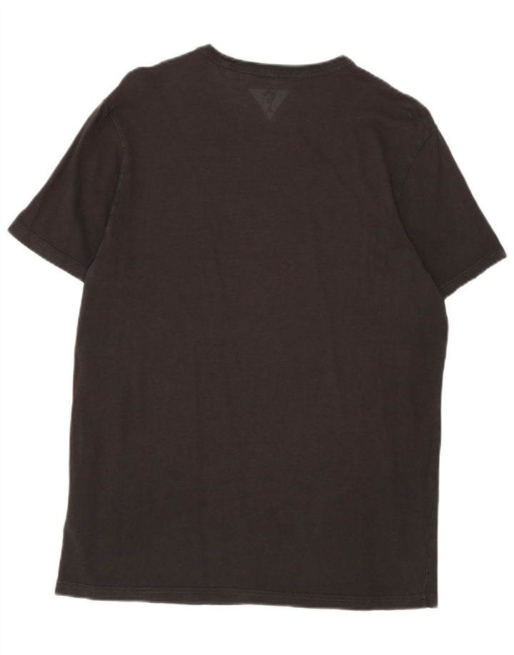 Guess Herren-T-Shirt mit Grafik, mittelschwarz, Baumwolle