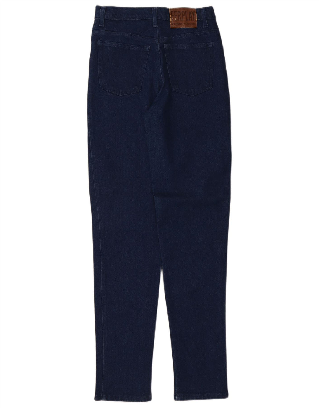 Vintage Damen Tapered Jeans W27 L32 Marineblau