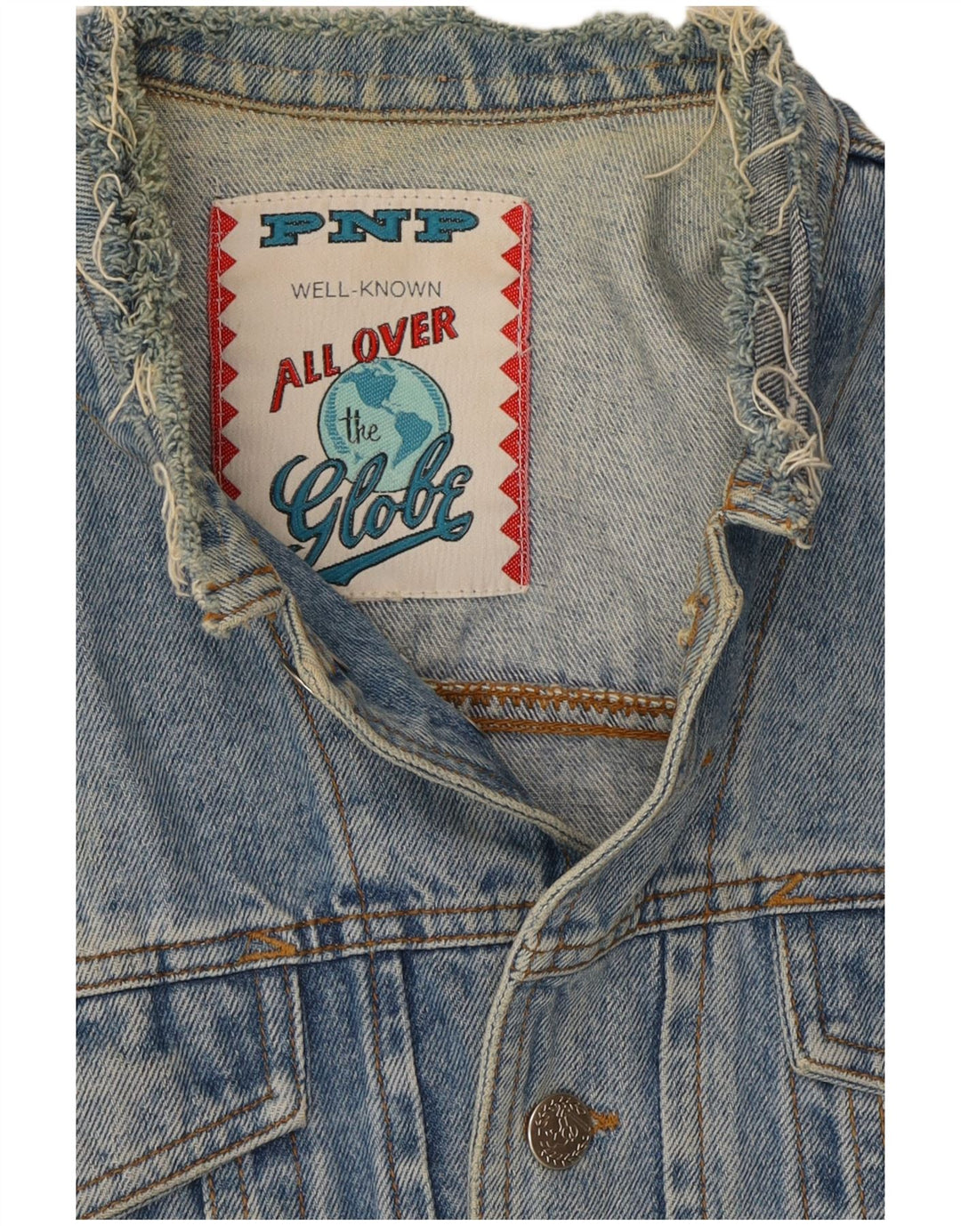 Vintage Herren Jeansjacke UK 36 Small Blue