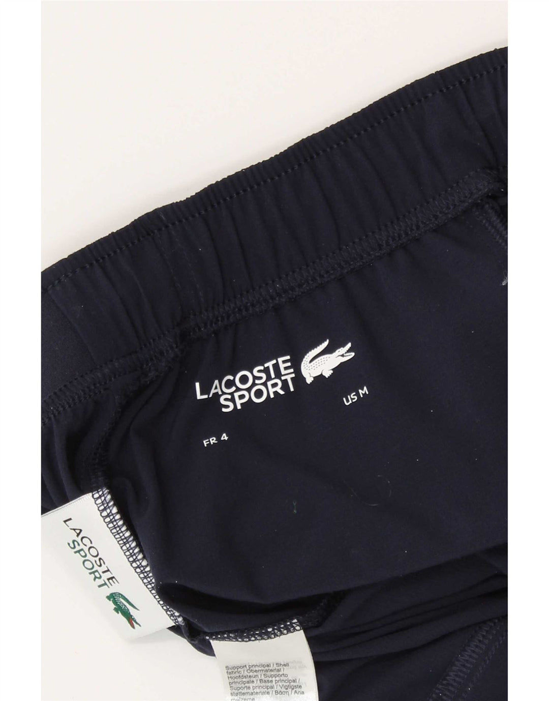 Lacoste Herren Graphic Sport Shorts Größe 4 Medium Marineblau Polyester