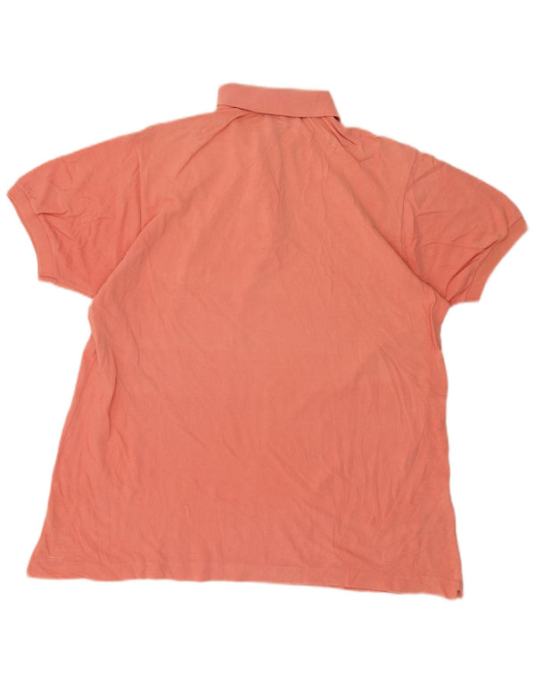 Lacoste Herren-Poloshirt, Größe 6 XL, rosa Baumwolle