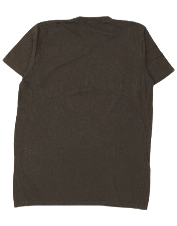 HARD ROCK CAFE Herren City Of Dublin Grafik-T-Shirt-Oberteil aus mittlerer Khaki-Baumwolle