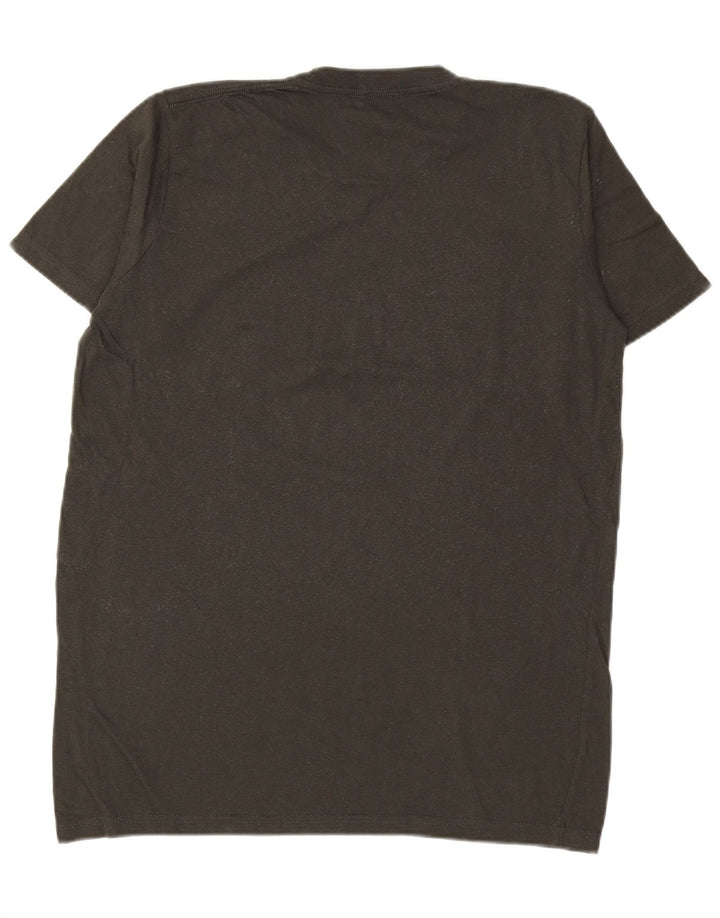 HARD ROCK CAFE Herren City Of Dublin Grafik-T-Shirt-Oberteil aus mittlerer Khaki-Baumwolle