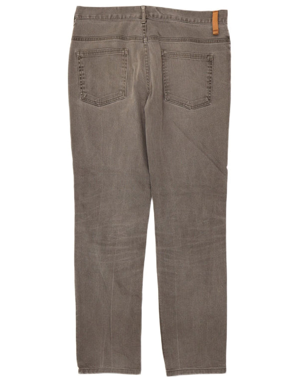 Zara Herren Straight Jeans EU 42 Large W32 L31 Graue Baumwolle