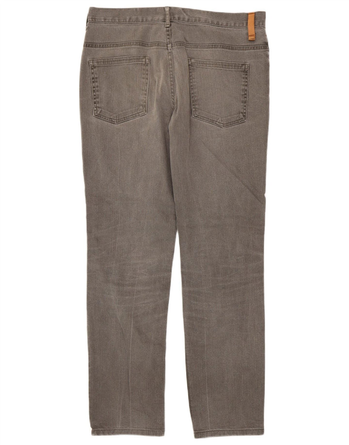 Zara Herren Straight Jeans EU 42 Large W32 L31 Graue Baumwolle