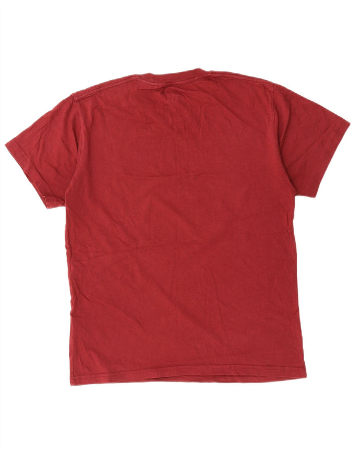VANS Herren-T-Shirt mit klassischer Passform, klein, kastanienbraune Baumwolle