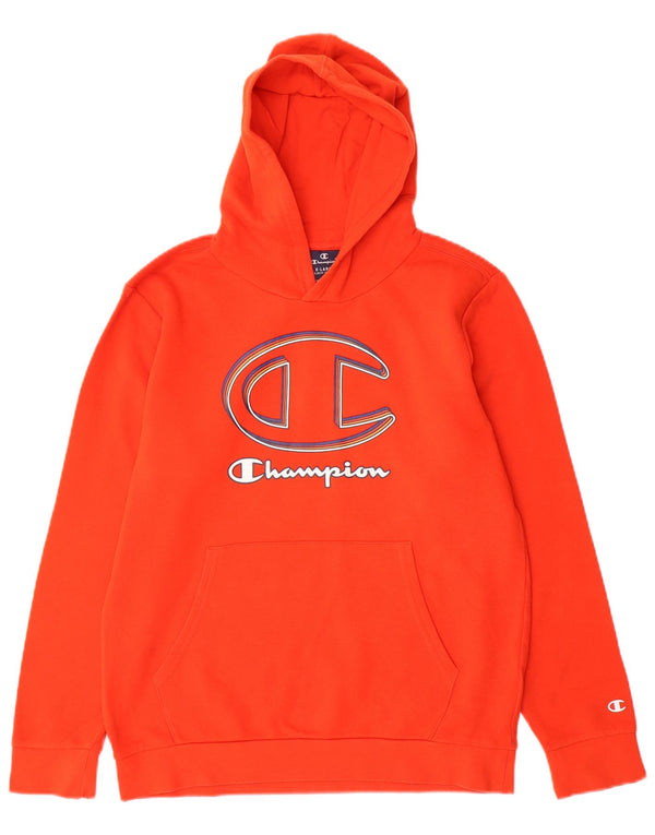 Champion Kapuzenpullover mit Grafik für Jungen, 13–14 Jahre, XL, rote Baumwolle